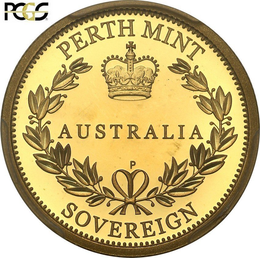 Australia. 25 dolarów (1 suweren) 2013 P PCGS PR69 DCAM